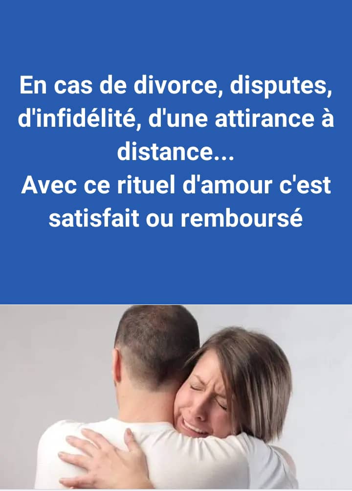 RITUEL DE RETOUR AFFECTIF IMMEDIAT +22960663782 WhatsApp :+229 60663782
Ceux qui disent que le travail de Retour affectif amoureuse n